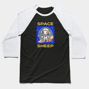 Space Sheep | Sheep Pun Baseball T-Shirt